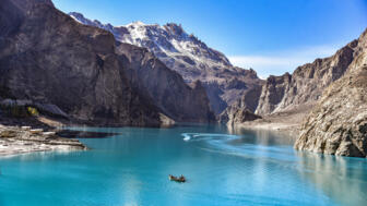 Attabad-See am Karakorum Highway