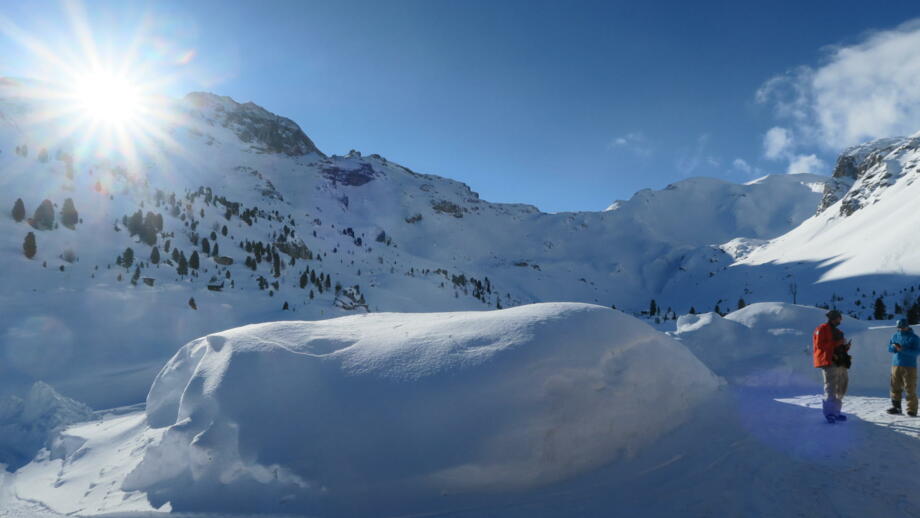 Bestes Wetter und Sonnenschein rund um die Lizumer Hütte