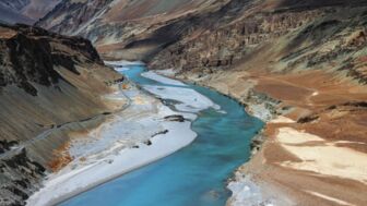 Indus-Fluss in Ladakh