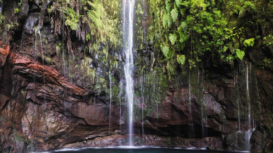 Wasserfall bei Rabacal auf Madeira