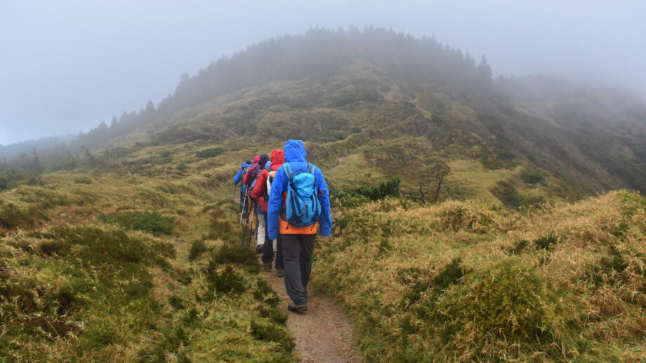 Bergwanderer am Pico da Vara