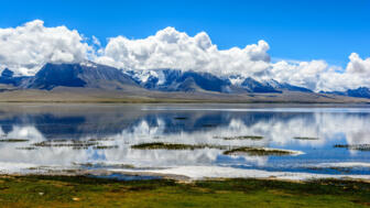 bhutan-bhcho-the-duoqing-lake-with-the-snowy-peak-of-the-holy-mountain-chomolhari-shutterstock_216656923.jpg