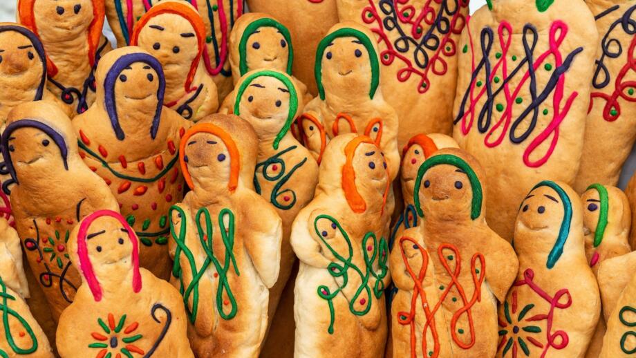 Guaguas de Pan oder Brotkinder in Otavalo