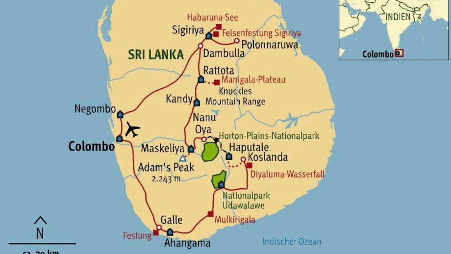 Karte Si Lanka