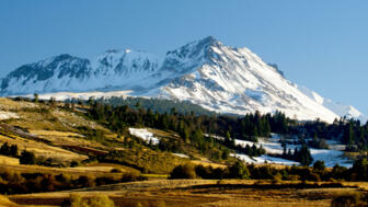 Schneebedeckter Berg Nevado de Toluca