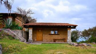 Unterkunft der Pueblos-Mancomunados in Mexiko