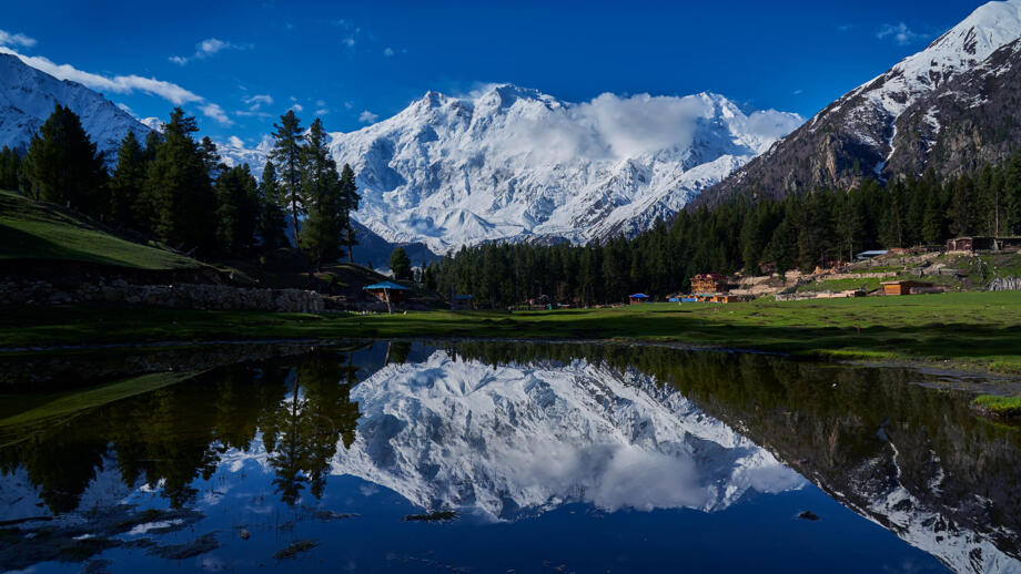 Blick von der Märchenwiese auf den Nanga Parbat