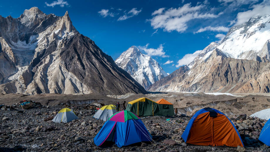 Pakistan Karakorum Concordia Berg K2 Zeltlager
