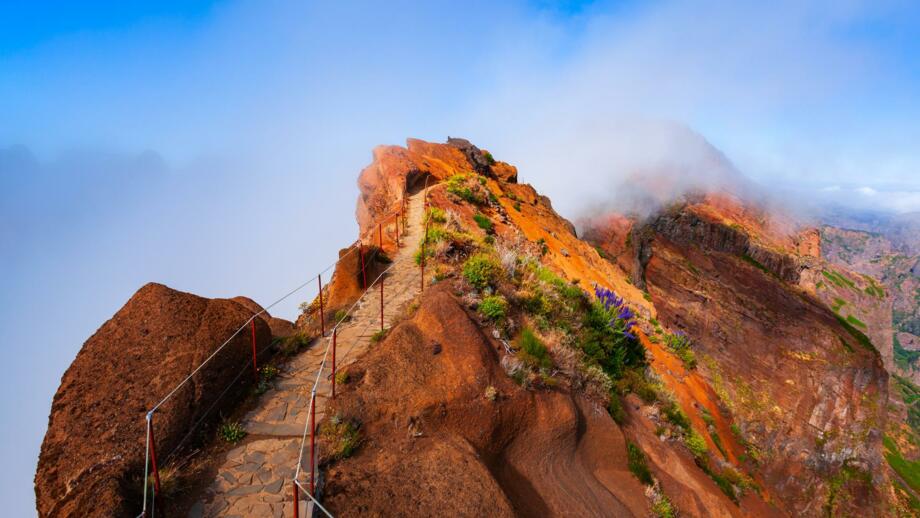 Im Zentralmassiv Madeiras mit dem Pico do Arrieiro