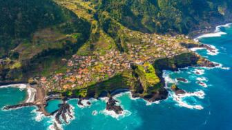 Malerische Küstenlandschaft auf Madeira