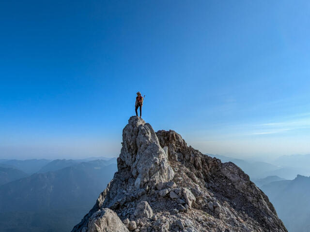 Aussicht auf den Jubiläumsgrat
