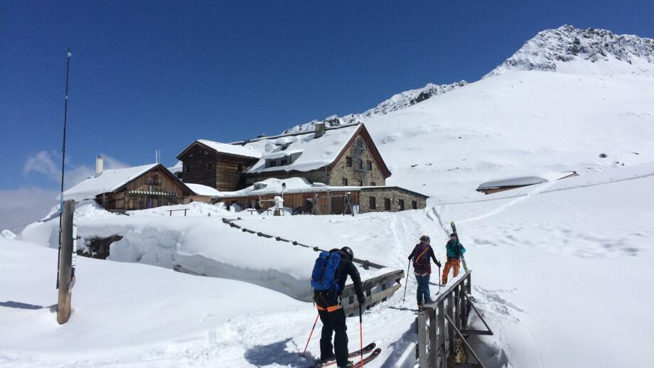 Skitouren auf der Franz Senn Hütte