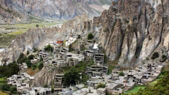 Eine Stadt in Nepal