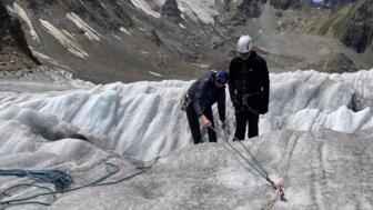 Spaltenrettung mit der Gruppe