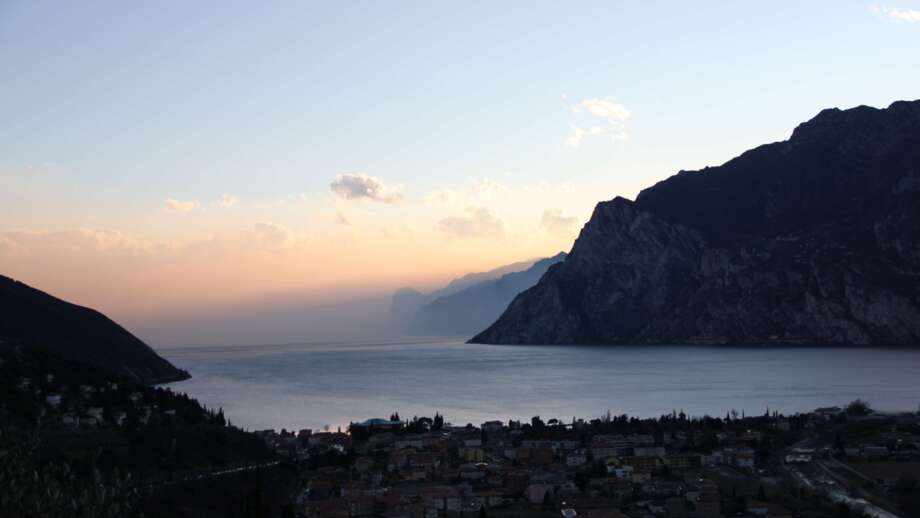 Der Gardasee das Ziel der MTB-Transalp.