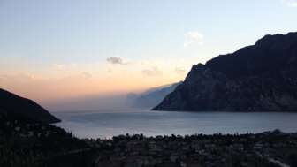 Der Gardasee das Ziel der MTB-Transalp.