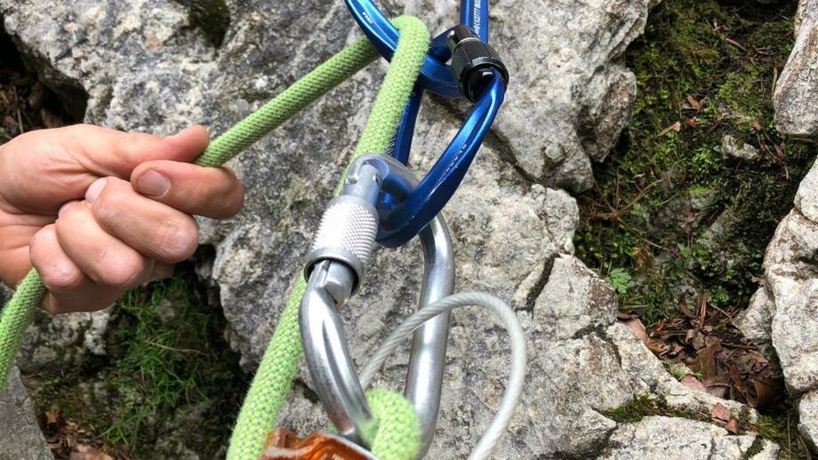 Sicherungstechnik beim Klettern