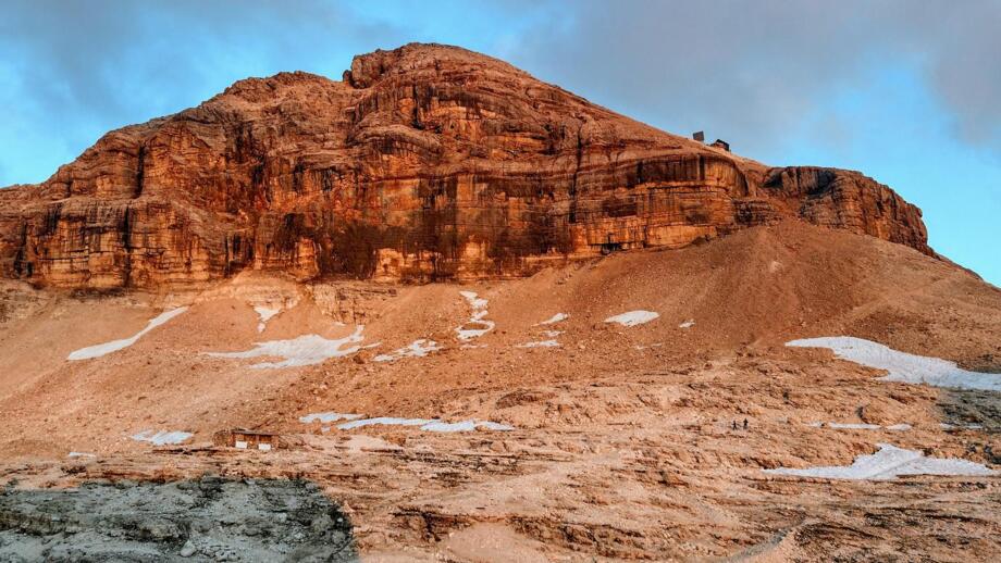 Piz Boè in den Dolomiten.