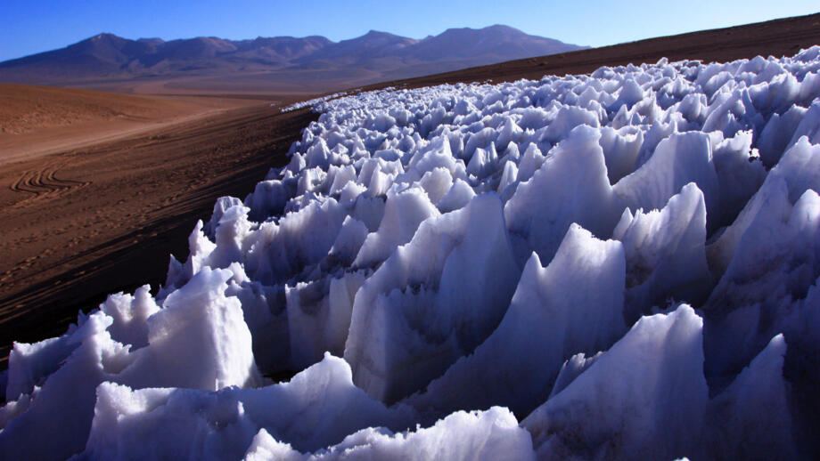 Büßereis am Nevado Acotango