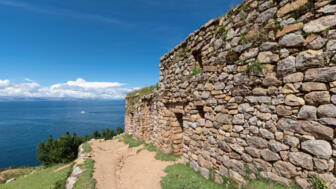 Inkaruine auf der Sonneninsel im Titicacasee