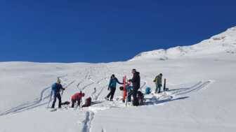 Aufstieg Skitour Fanesgruppe