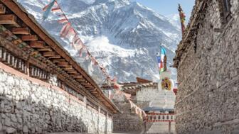 Blick aus Manang heraus