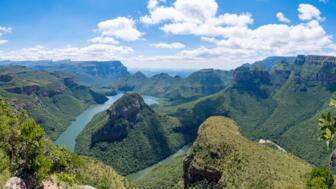Panorama auf den Blyde River Canyon in Südafrika