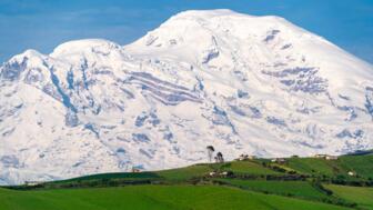 Gletscherwelt am Vulkan Chimborazo