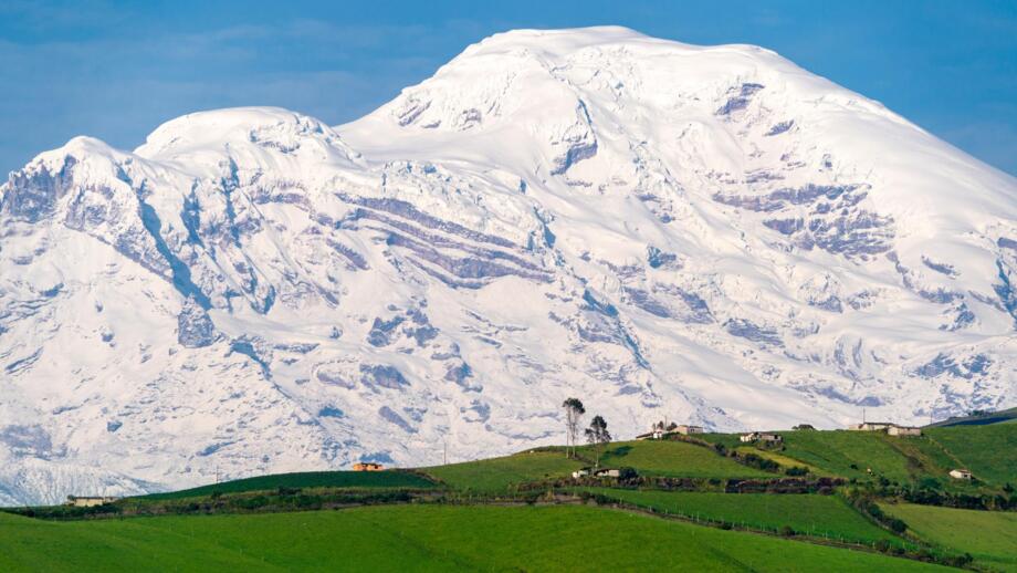 Gletscherwelt am Vulkan Chimborazo