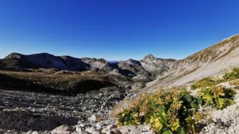 Aufnahme des Berges Corno Grande