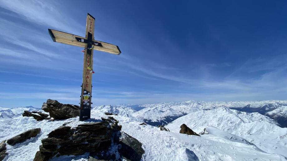 Gipfelkreuz Cevedale im Martelltal