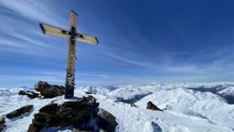Gipfelkreuz Cevedale im Martelltal