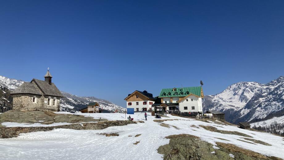 Blick auf die Zufallhütte