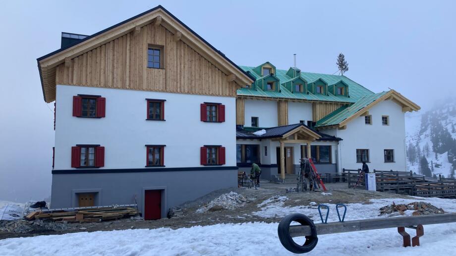 Zufallhütte Rifugio Nino Corsi im Martelltal