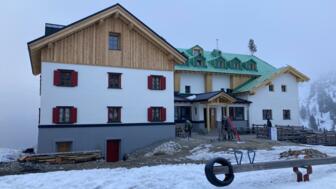 Zufallhütte Rifugio Nino Corsi im Martelltal