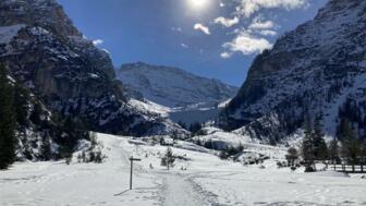Aufstieg zur Faneshütte