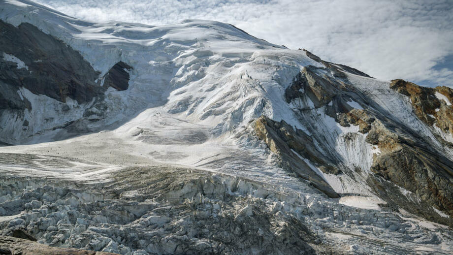 Weissmiessblick vom Berghaus Hohsaas.