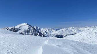 perfektes Panorama am Berg im Ortlergebiet