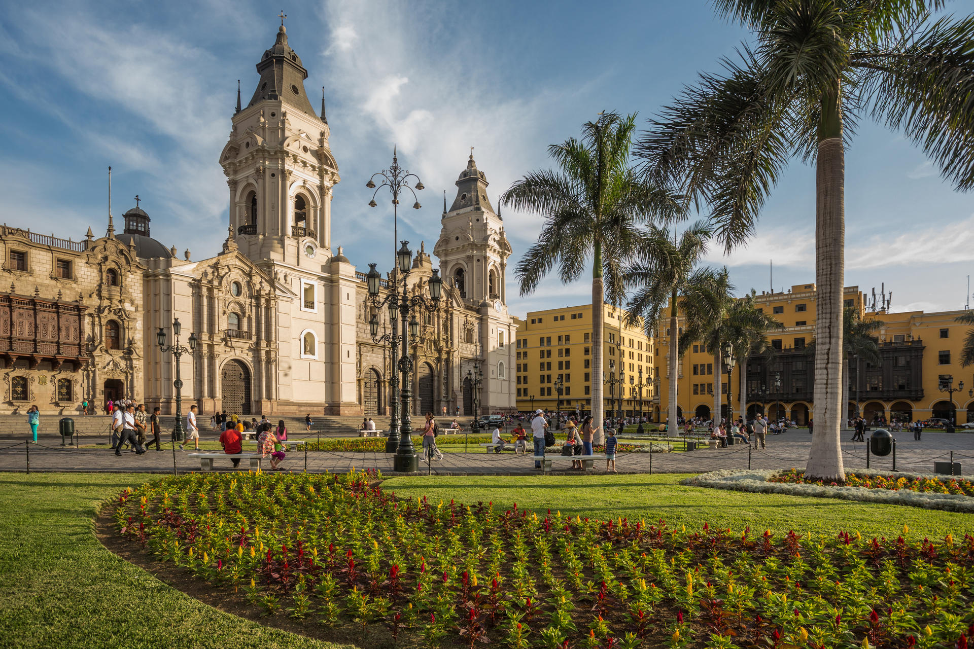 Lima mit Plaza de Armas und Kathedrale