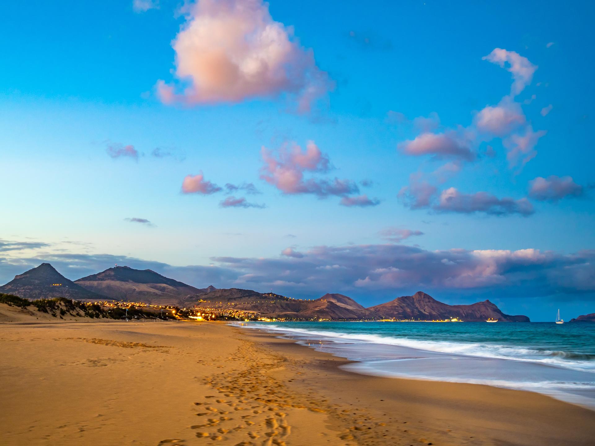 Strand auf Porto Santo