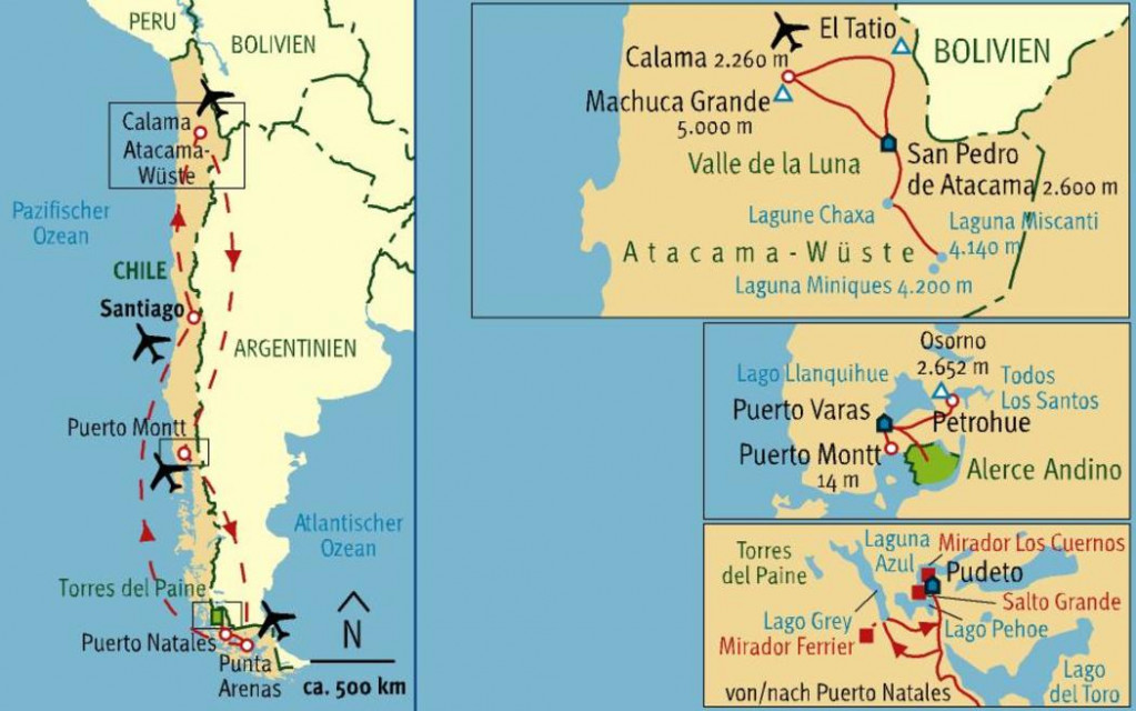 Chiles Vielfalt Von Der Atacama Wuste Uber Das Seengebiet Nach Patagonien Dav Summit Club